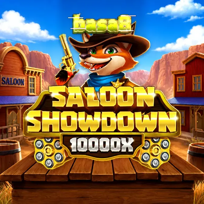 Saloon Showdown 10,000x স্লট গেমের ইন্টারফেস